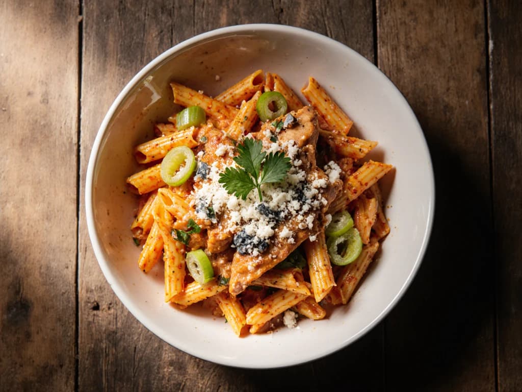 Buffalo Chicken Pasta Salad