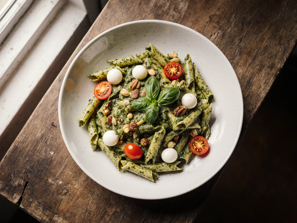 Creamy Pesto Pasta Salad
