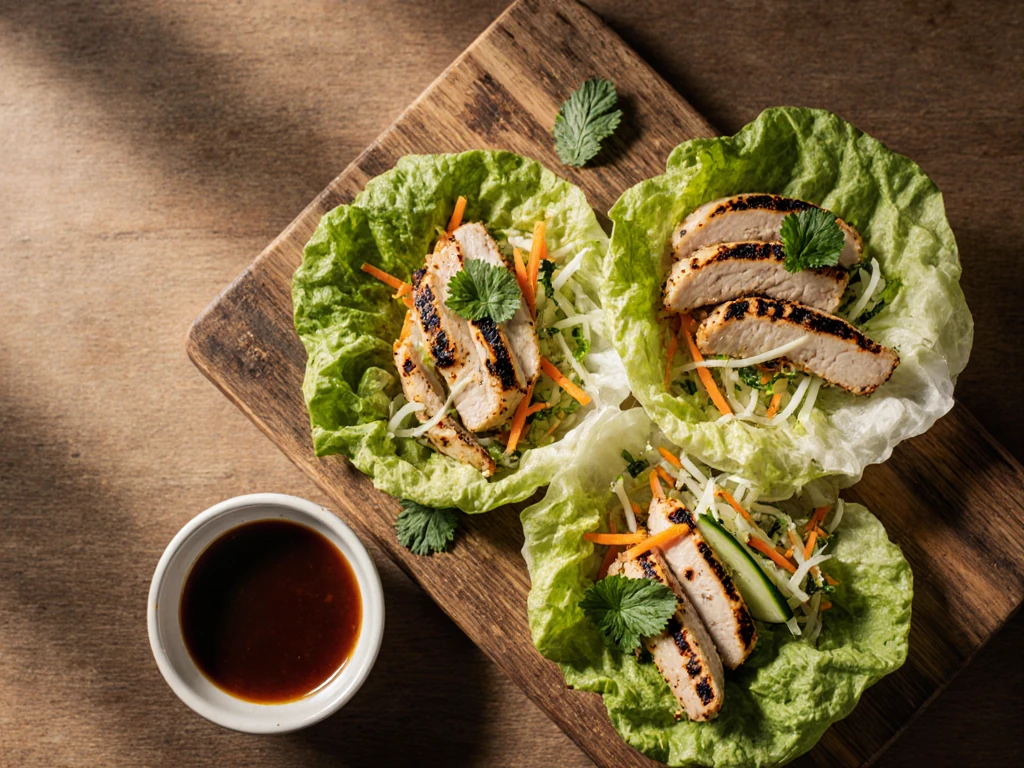 Grilled Chicken Lettuce Wraps