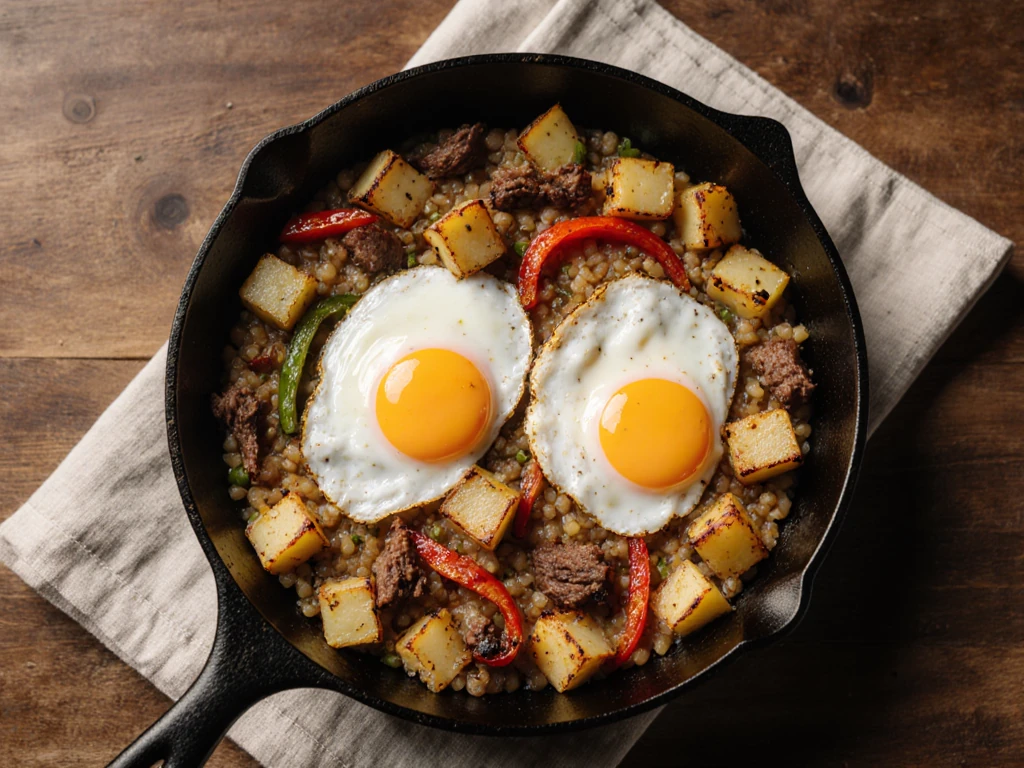 Smoked Brisket Breakfast Hash