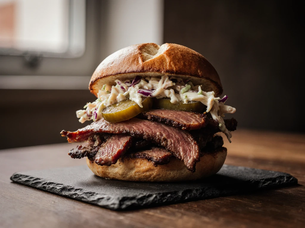 Smoked Brisket Sandwich