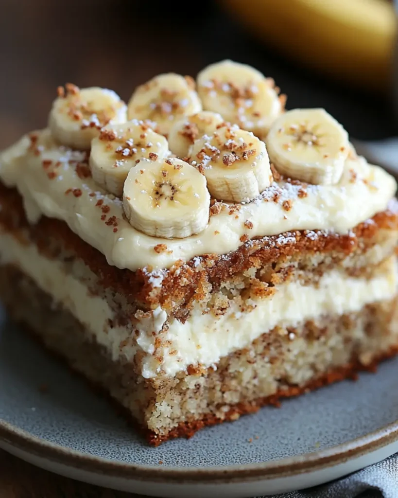 Banana Bread Cake with Cream Cheese Frosting