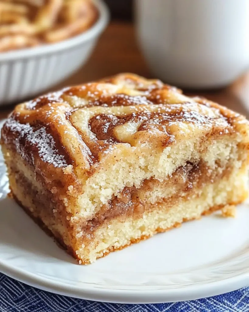 Cinnamon Roll Coffee Cake