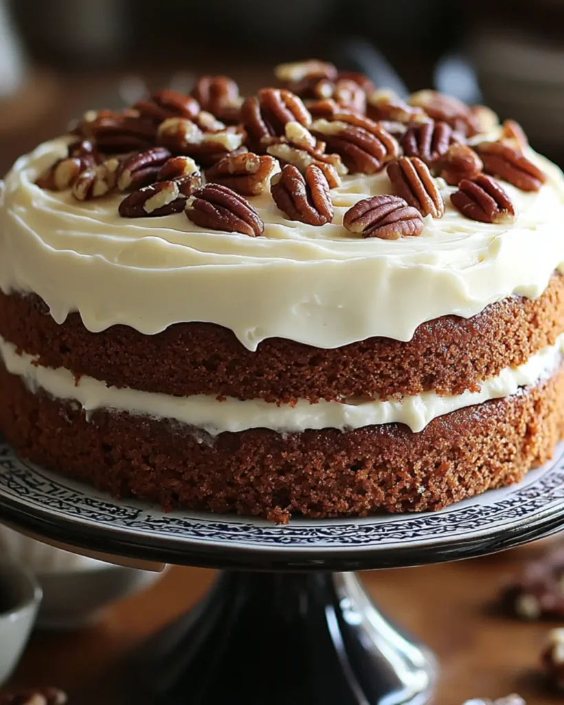 Moist Carrot Cake with Cream Cheese Frosting