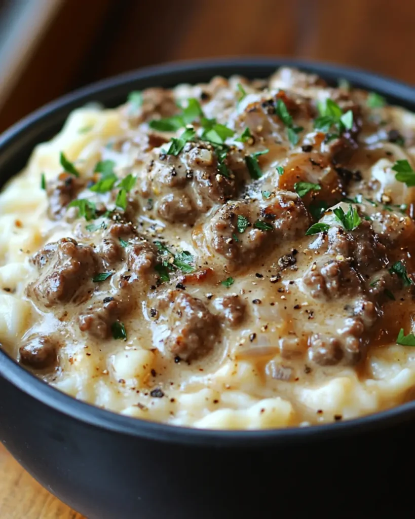 Ground Beef Stroganoff