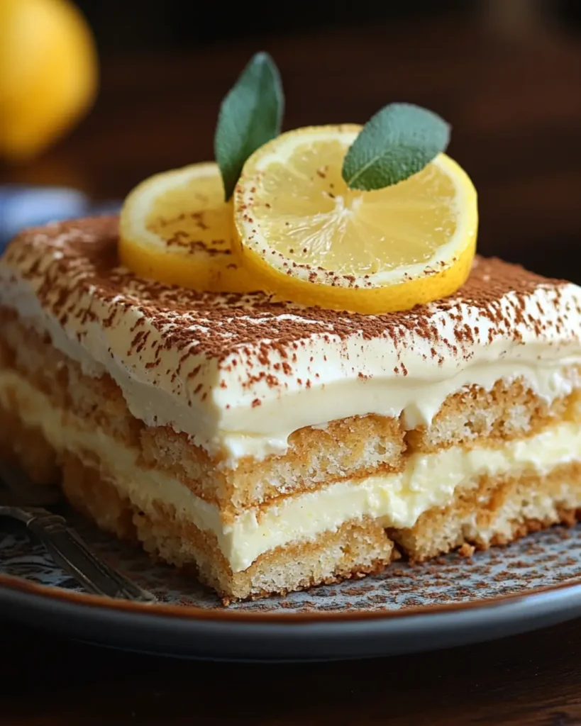 Lemon Tiramisu 