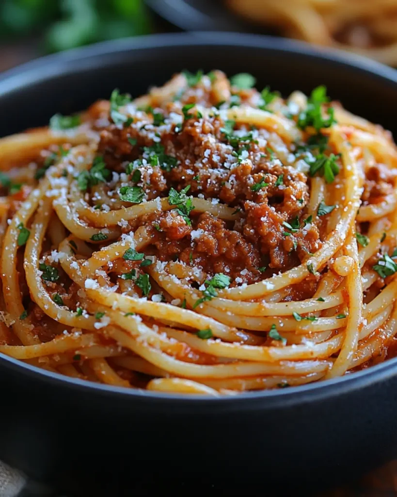 Slow Cooker Spaghetti Bolognese