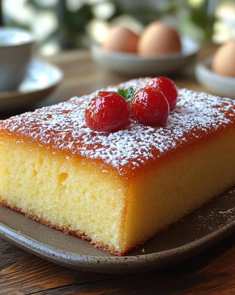 Castella cake recipe