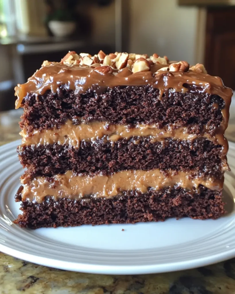 Homemade German Chocolate Cake