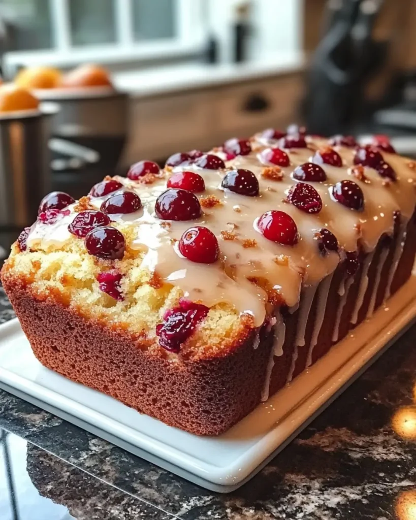 Orange and Cranberry Loaf Cake