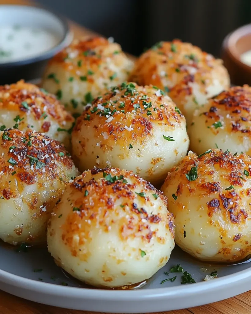 Cheese-Stuffed Potato Balls