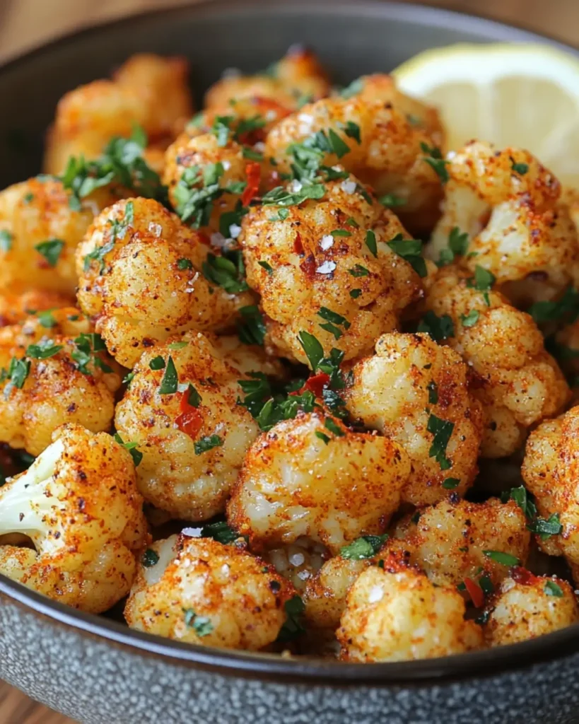 Crispy roasted cauliflower