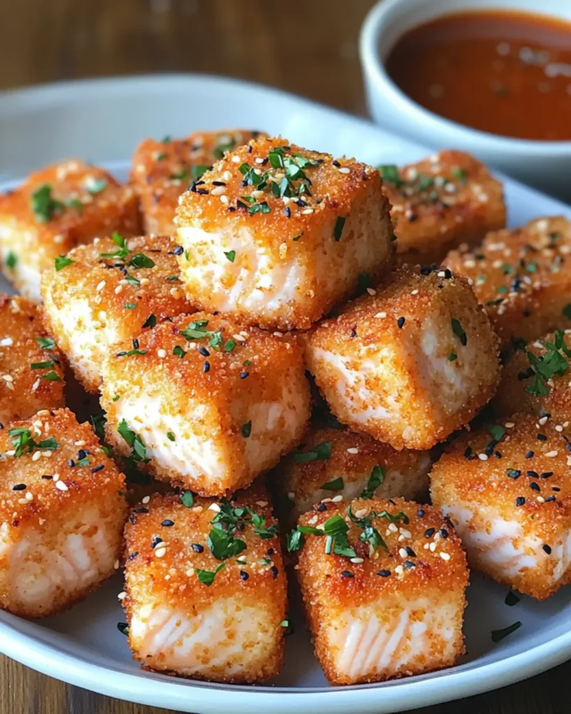 Crispy Salmon Bites